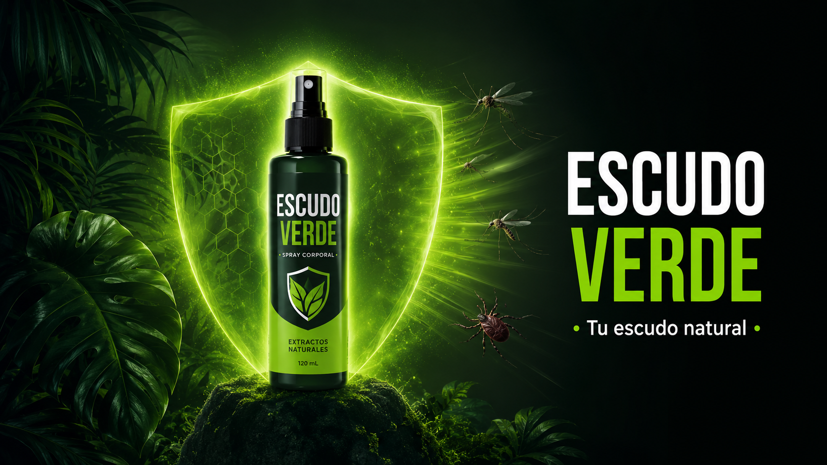 Escudo Verde — Tu escudo natural contra insectos y parásitos